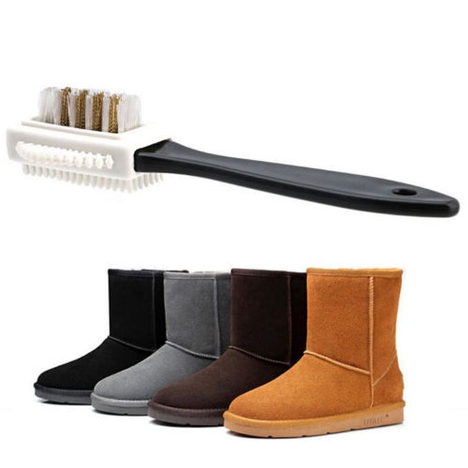 3side Cleaning Brush Kit Suede Leather Nubuck Shoes Boot Cleaner