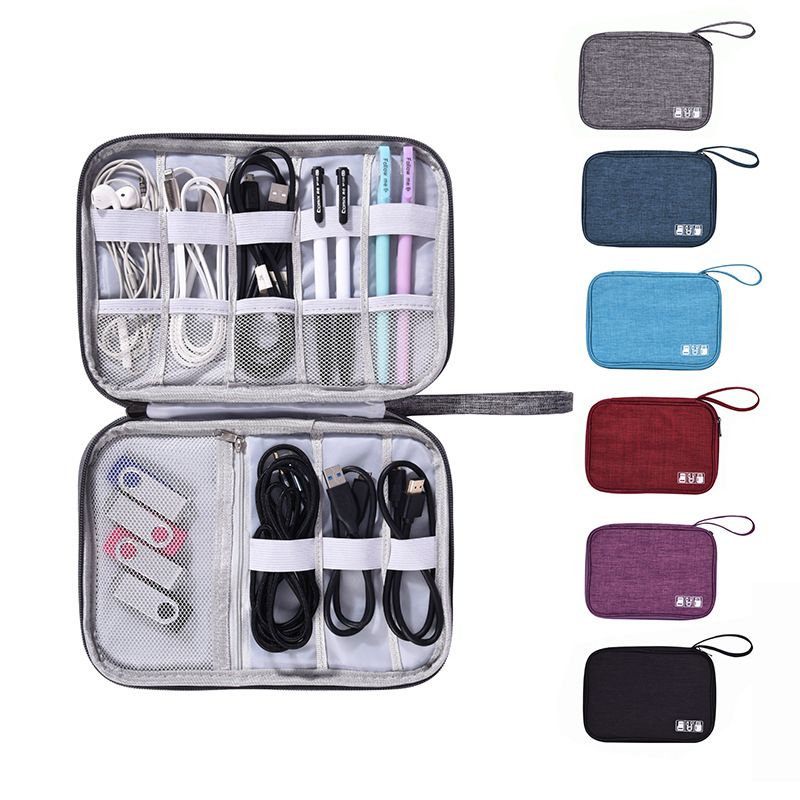 Portable Digital Storage Bags Organizer Usb Gadgets Cables