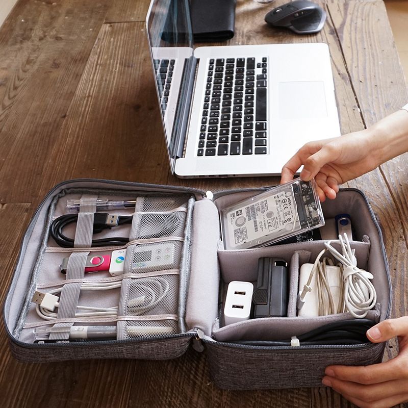Portable Digital Storage Bags Organizer Usb Gadgets Cables