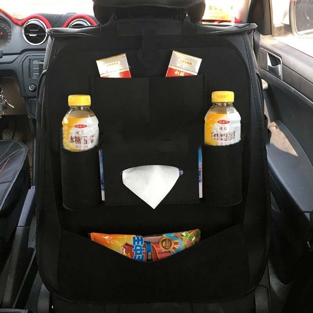 7 Pockets Auto Car Back Seat Storage Organizer Trash Net