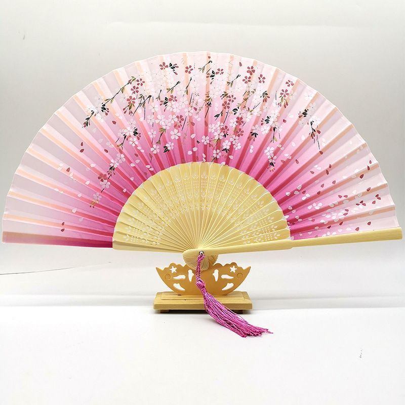 Waaiers Hand Folding Fans Wedding Fold Bamboo Bambu Antique Eventail Children Gift Fan Fan Main Chinese A Vintage Japanese