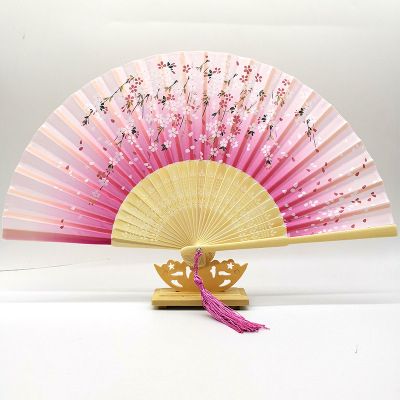 Wedding Bamboo Folding Hand Antique Bambu Fans Chinese Gift Waaiers Main Eventail Japanese Children Fan Vintage Fan A Fold