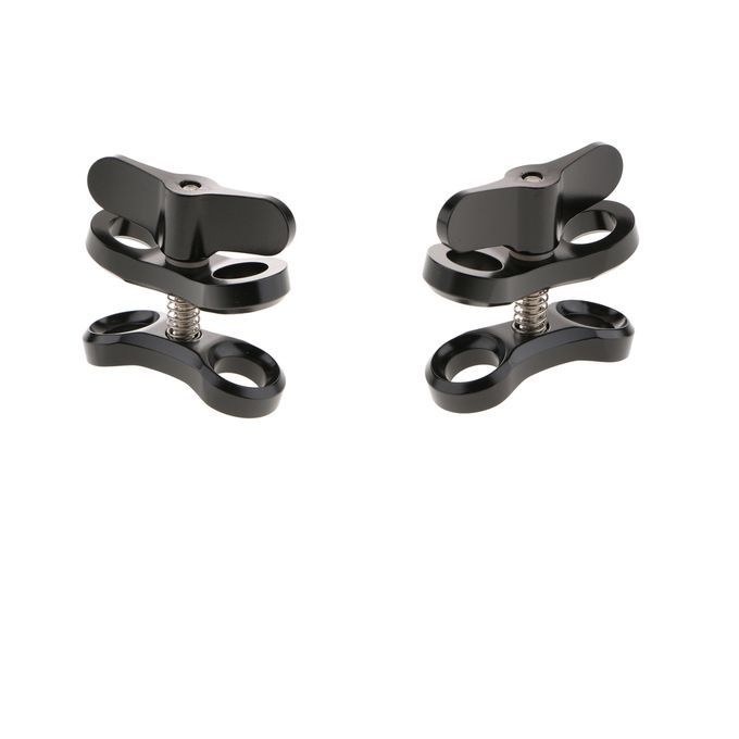 2Pcs Aluminum Alloy Diving Ball Head Mount Bracket Holder For GoPro 6