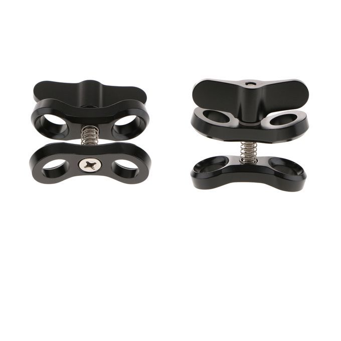 2Pcs Aluminum Alloy Diving Ball Head Mount Bracket Holder For GoPro 6
