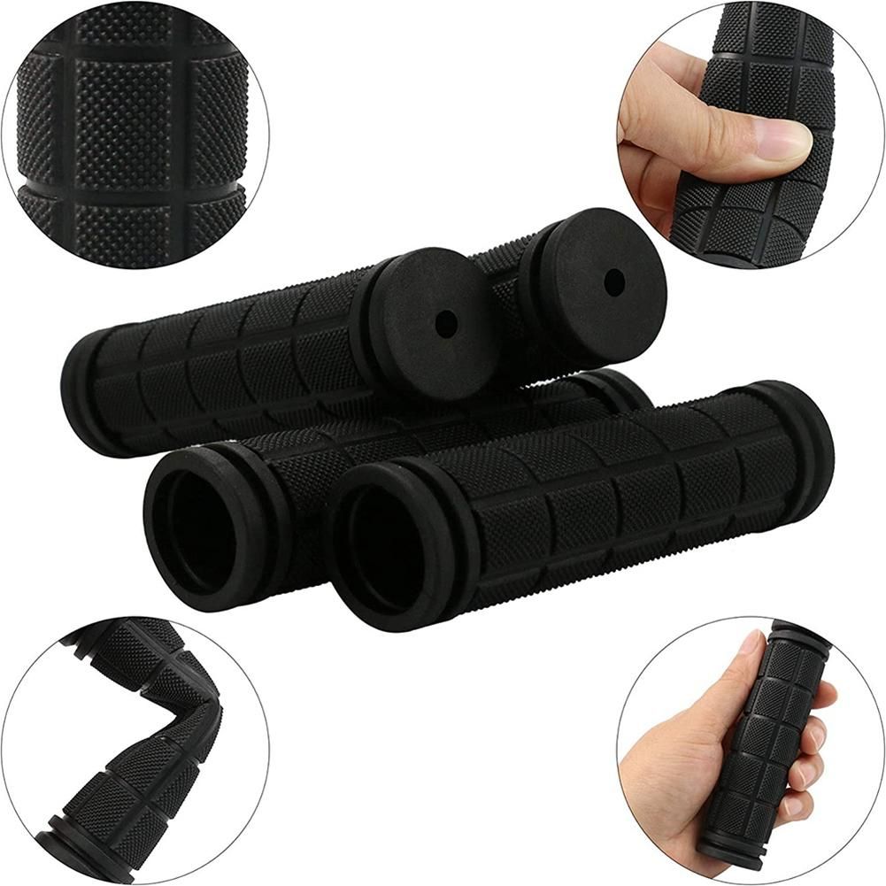 4Pcs Bike Handlebar Grips,Kids Rubber Non-Slip Bicycle