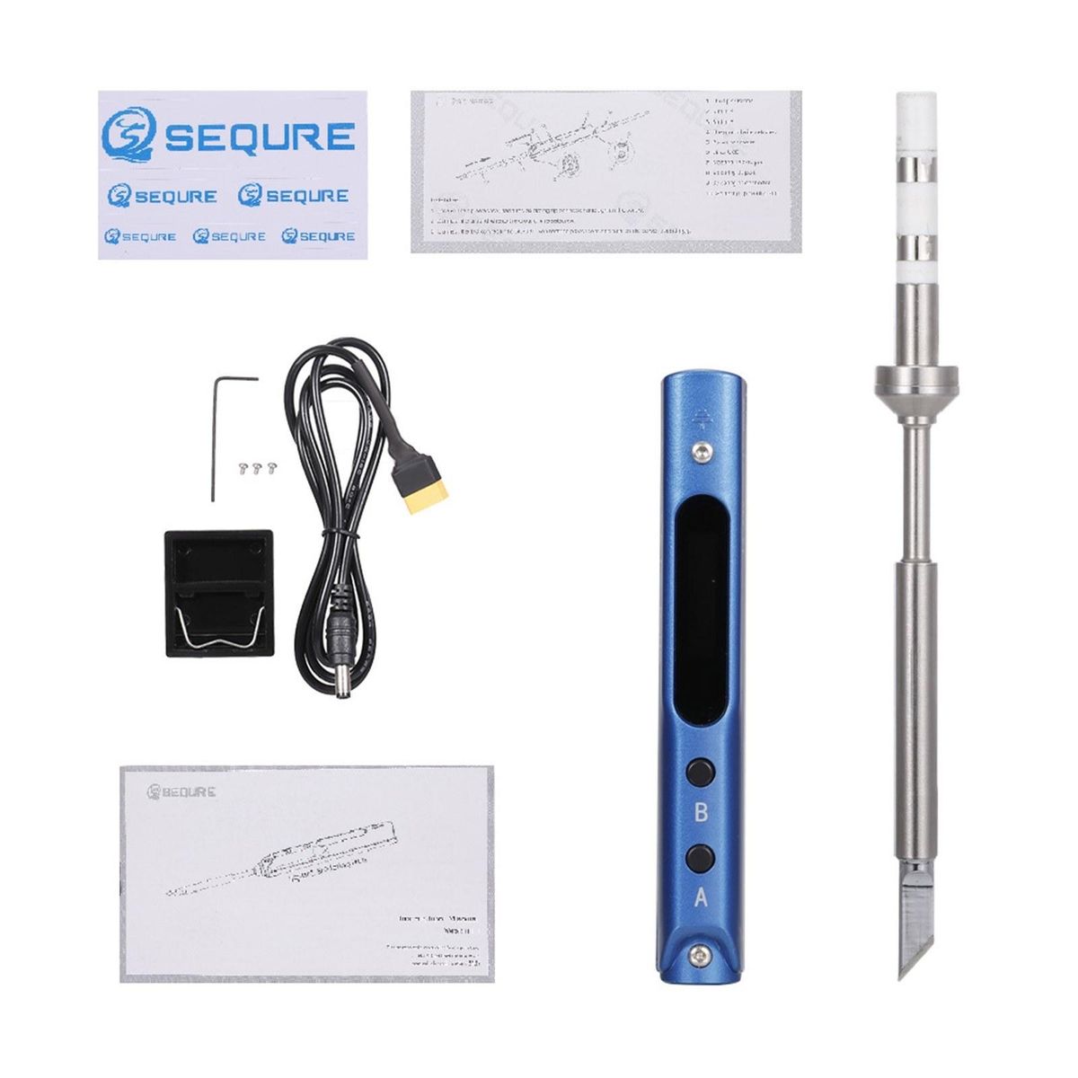 SQ-001 Digital Soldering Iron OLED Mini Electric 65W Soldering Iron Adjustable Temperature Welding Tool