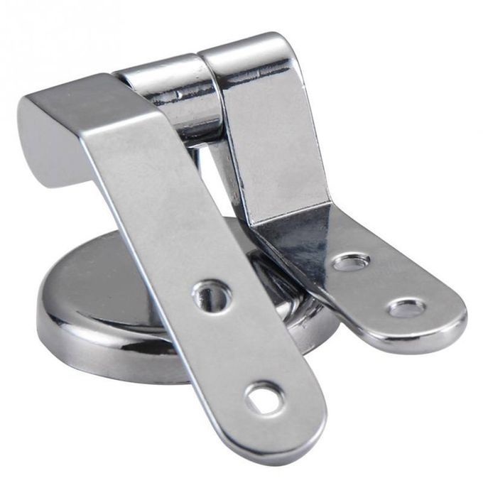 Zin  Alloy Repla Ement Toilet Seat Hinges Mountings Set Bathroom A  Essories-silver