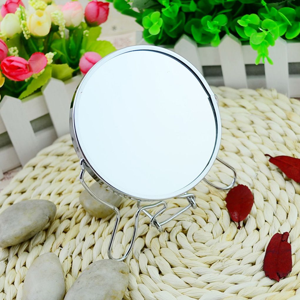 Makeup Cosmetic Mirror 360 Degree Rotation Two Side Mirror