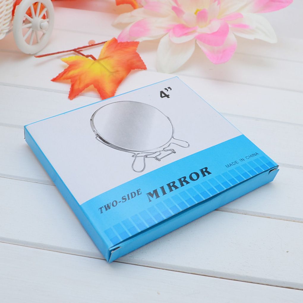 Makeup Cosmetic Mirror 360 Degree Rotation Two Side Mirror