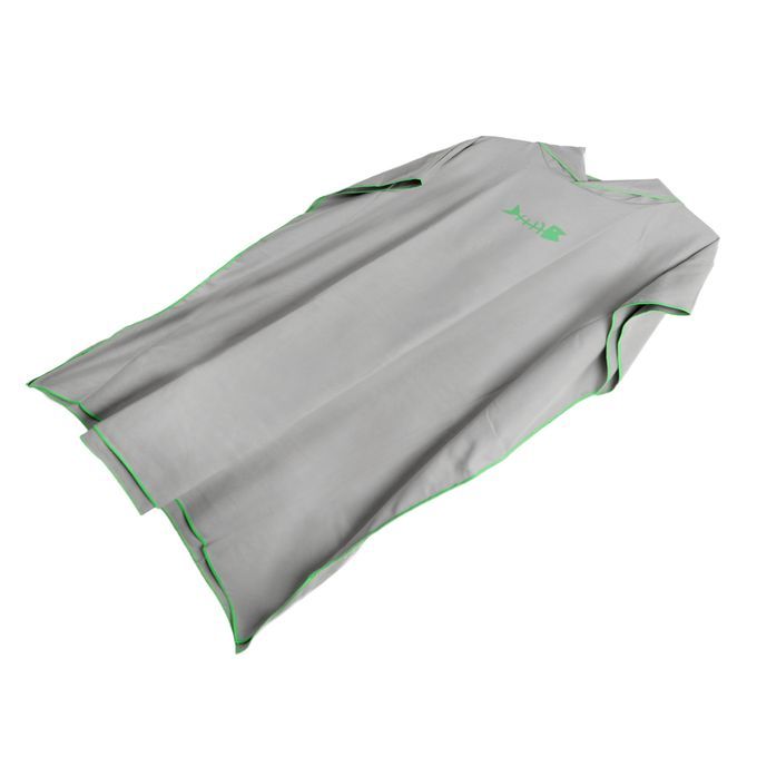 Unisex Beach Bath Surf Poncho Robe With Hood Wetsuit Changing Gray