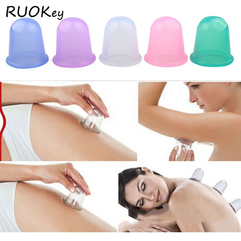 Cupping Anti Vacuum Silicone 10pcs Body Care Vaso Natural Massage Helper Cups Family Cellulite Health Ahuecamiento