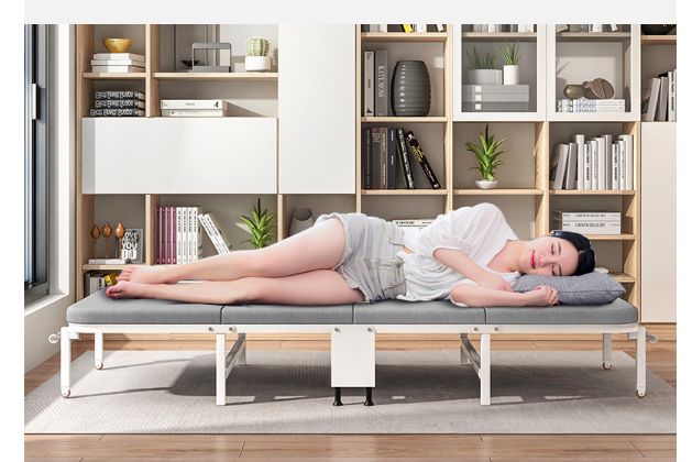 Adjustable Foldable Mobile Bed - 190cm*65cm*30cm