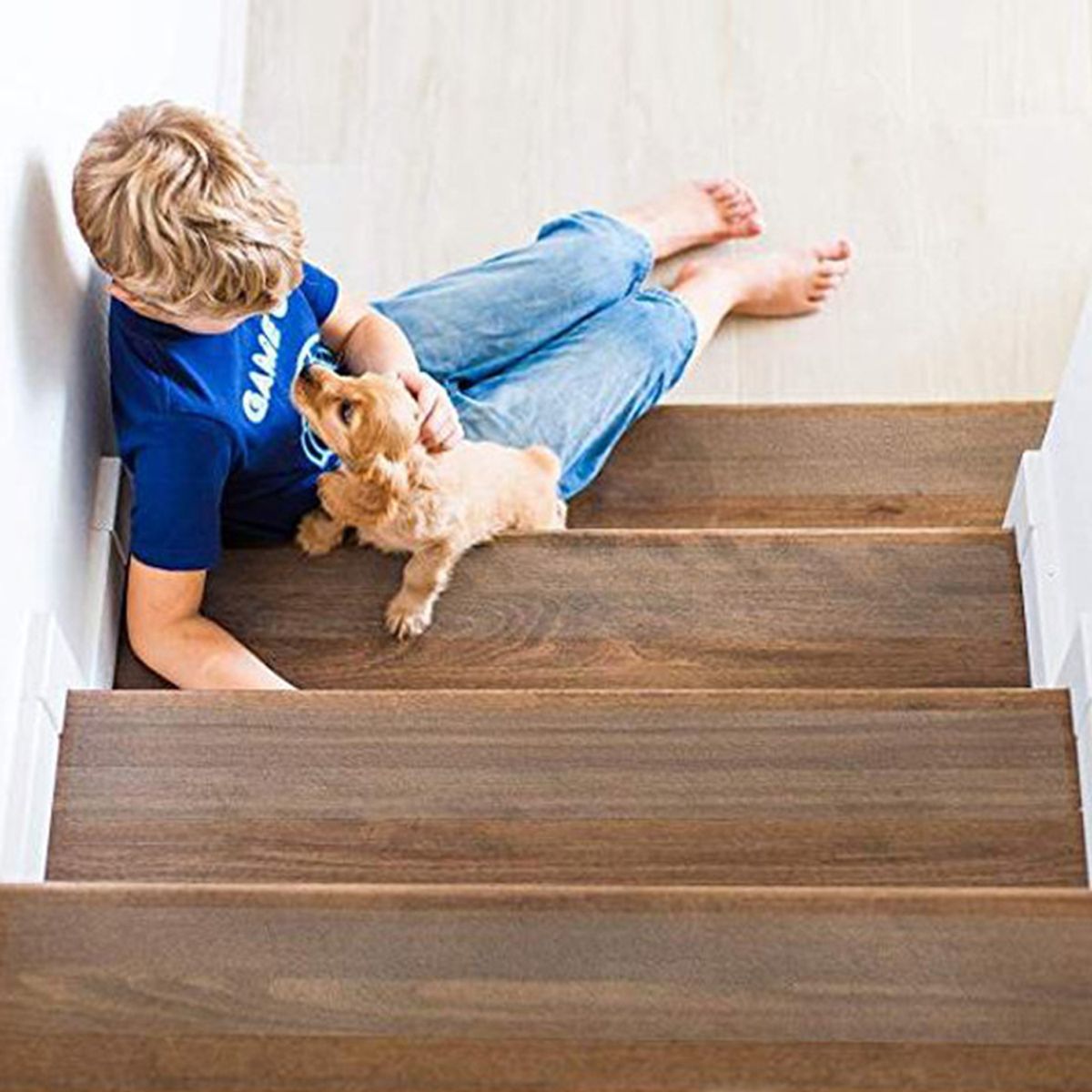 15Pcs Non-Slip Stair Tape With Roller Transparent Adhesive