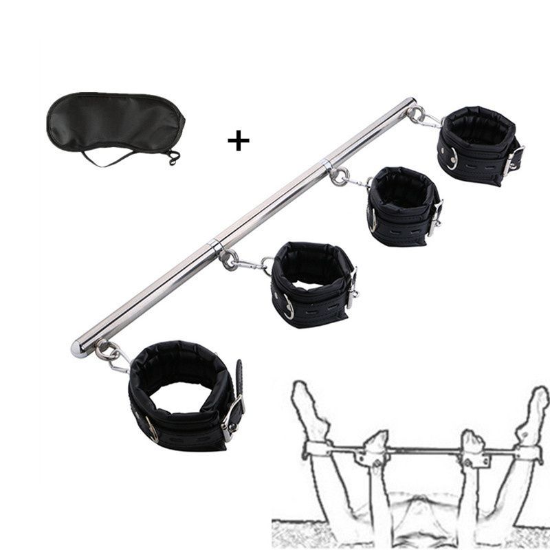 Bondage Set Stainless Steel Adjustable Spreader