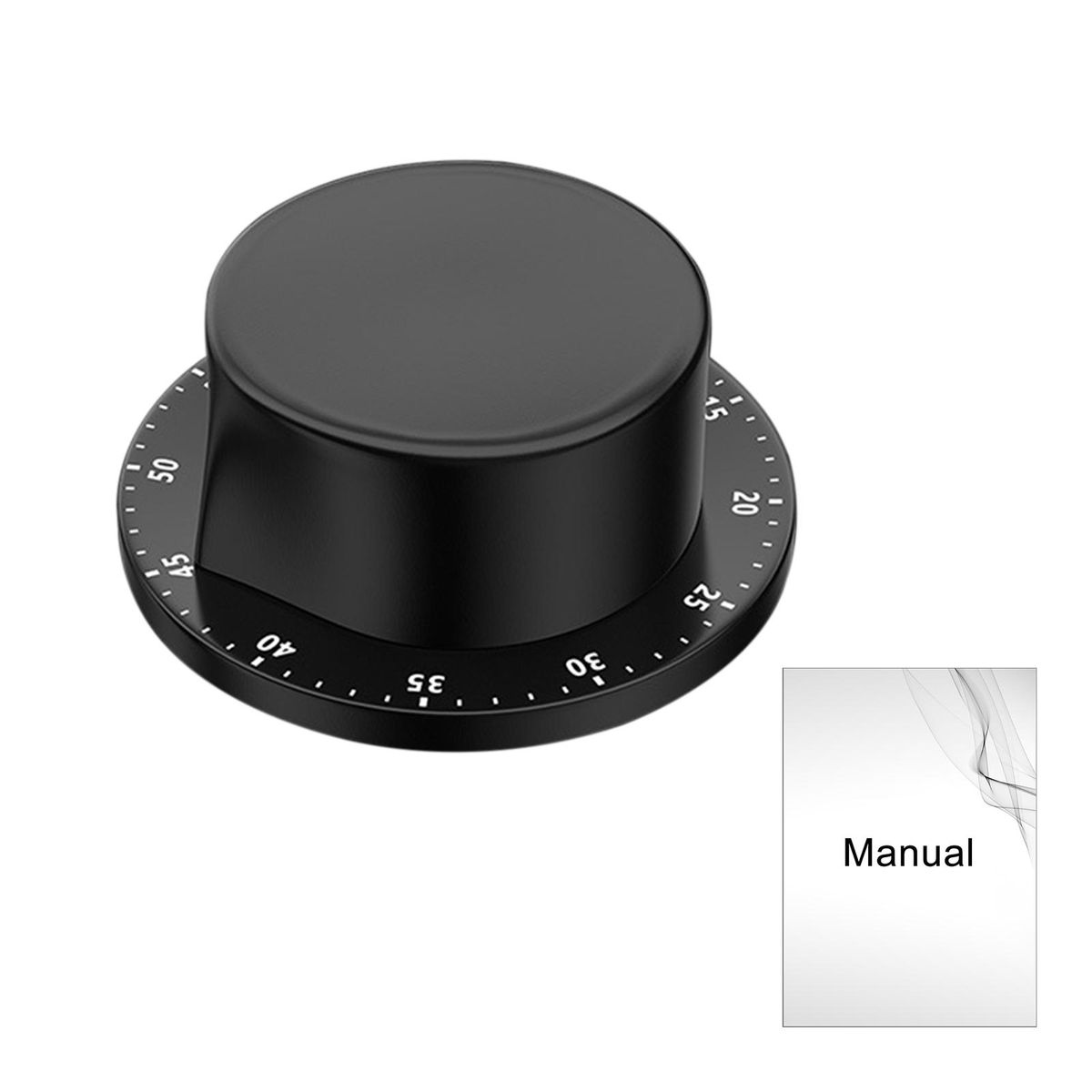 Loud Alarm Timer Mechanical Timer Black
