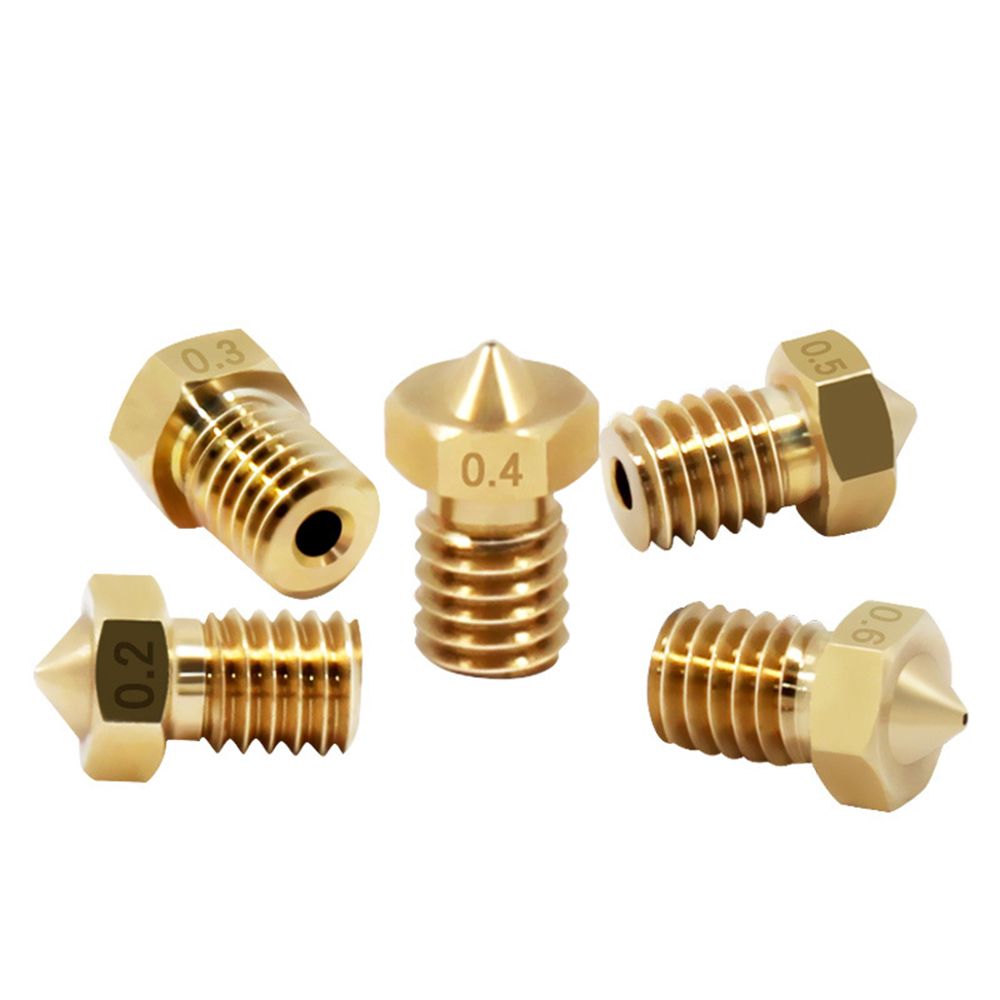 10pcs/lot V6 Nozzle 1.75mm Stainless Steel/ Brass Nozzles