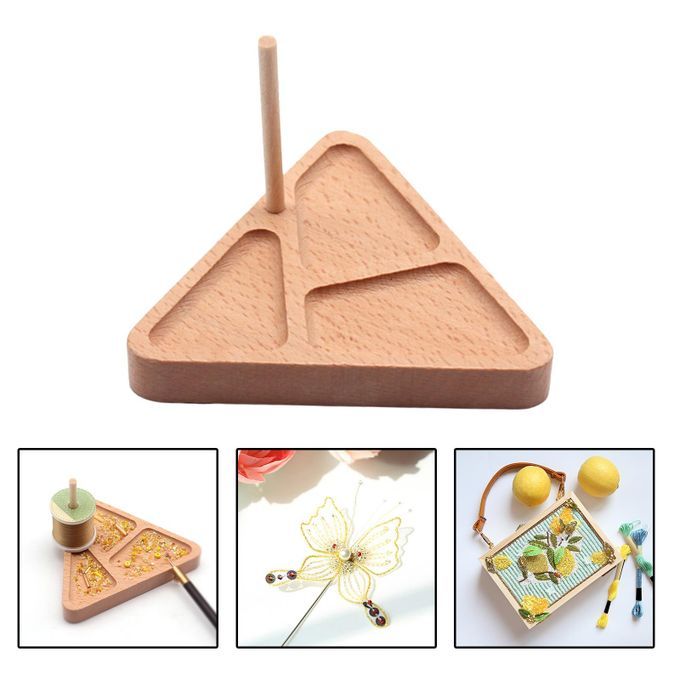 Bead Spinner Bead Loom Kit For Bracelet Necklace Triangle Bead Tray