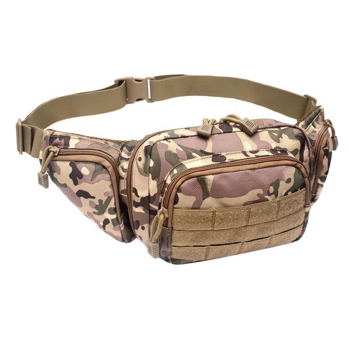 Nylon Waist Pack Sling Shoulder Bag Unisex Travel Riding