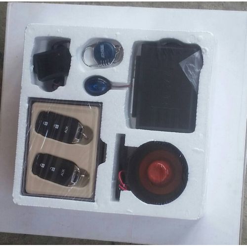 Universal Car Security Alarm System+2 Key And Remote Controls Shock Sensor