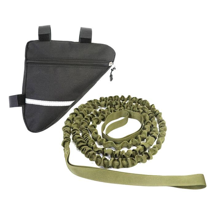 2.5m Bike Tow Rope Bicycle Stretch Pull Strap For Pulling Child Green