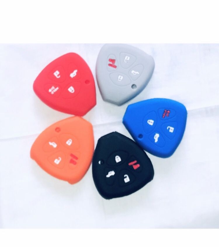4button Toyota Silicon Remote Key Case Cover