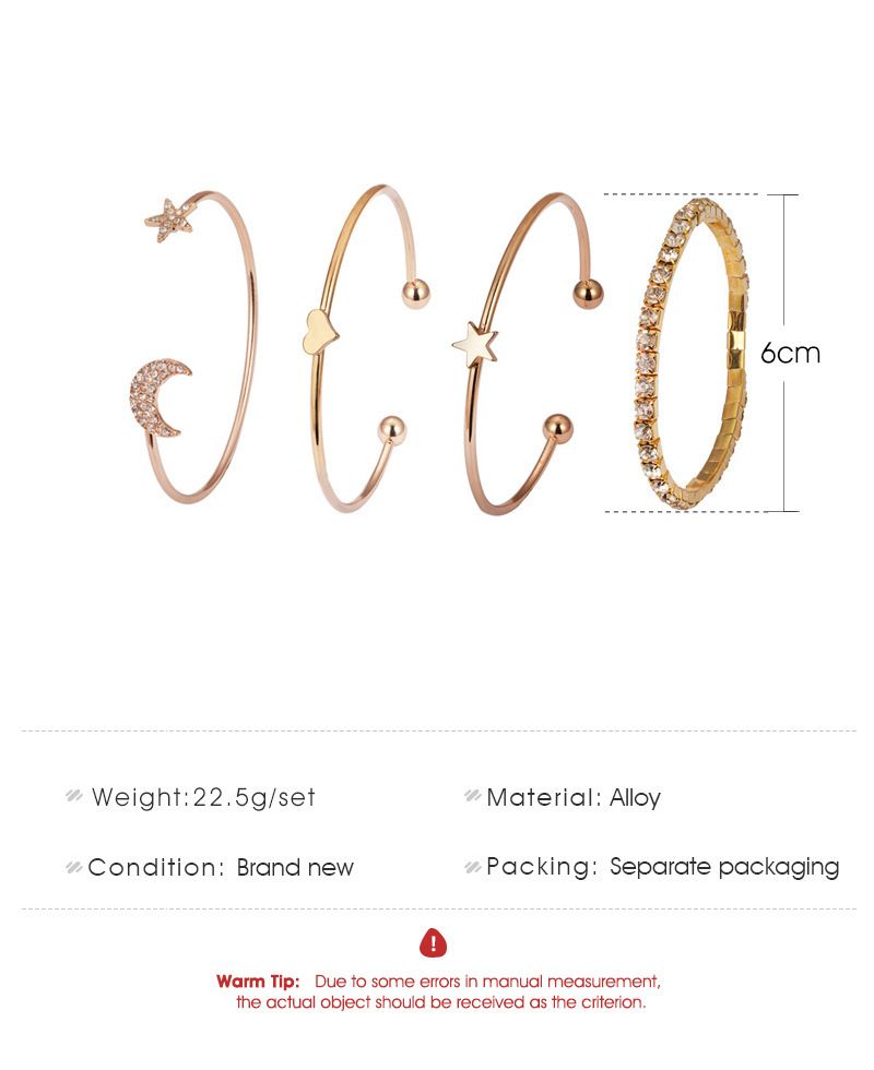 4Pcs/Set Women's Bracelets Jewelry Fashion Jewelry
