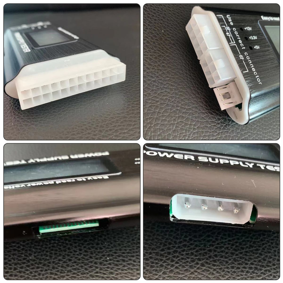 20+4 Pin LCD Computer Power Supply Tester For SATA IDE HDD
