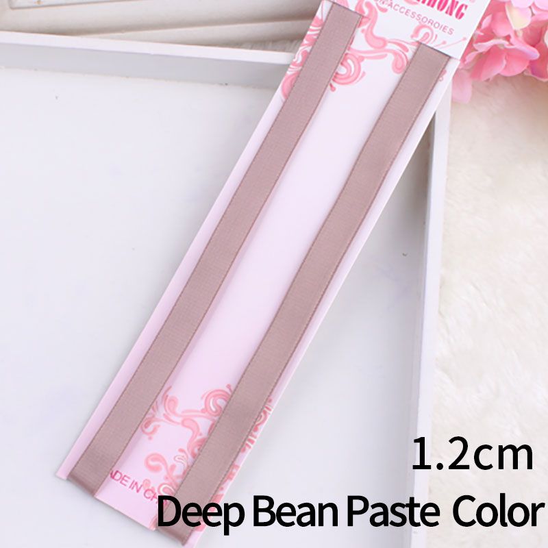 1.2cm Multi Color Y Ss For Bra S Y Hooks Underwear-1.2cm Deep Bean Past-M