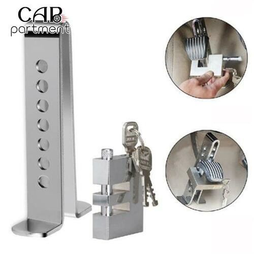 Anti-theft Auto Car Brake Clutch Pedal Lock Stainless Car Safety Car Clutch Lock Universal Car