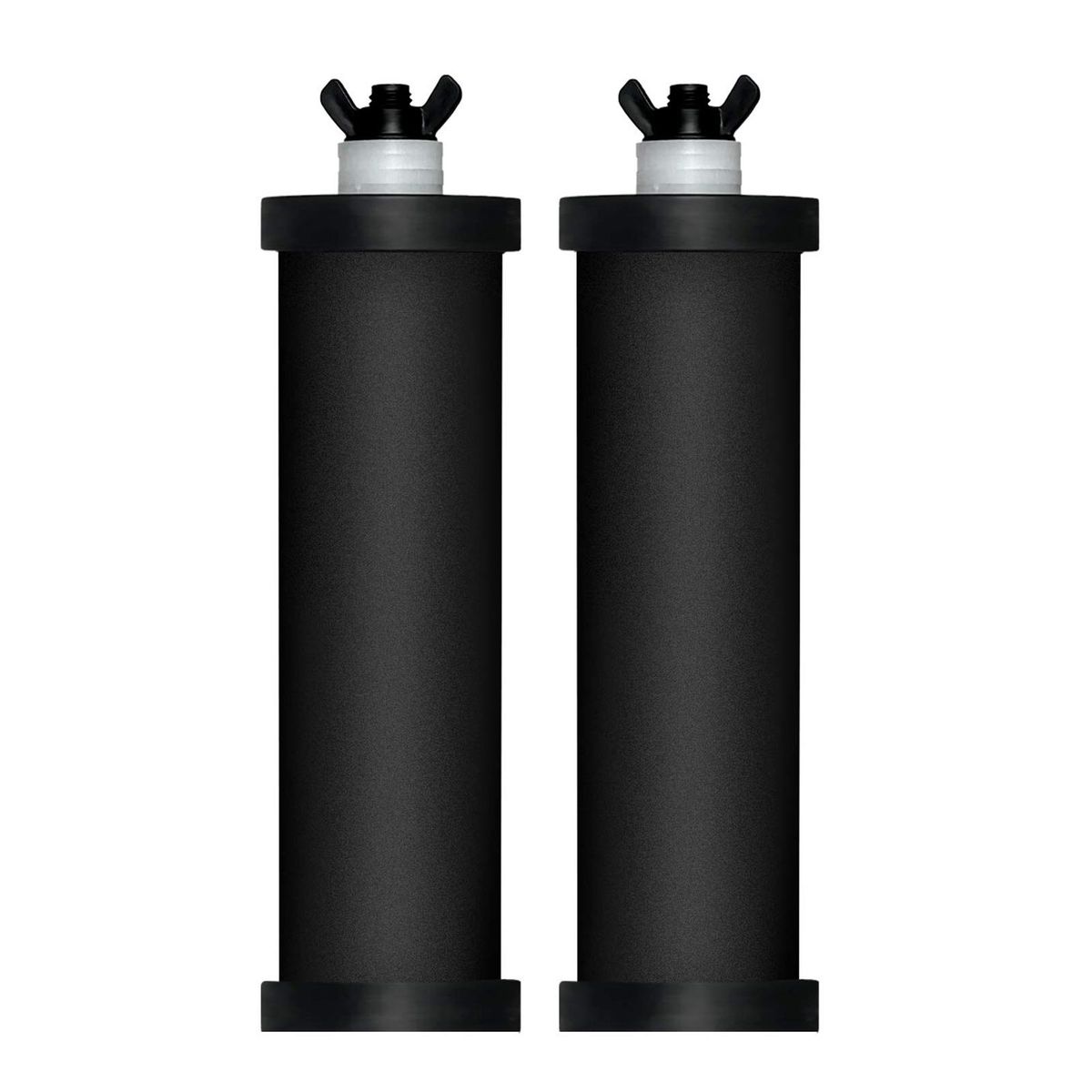 2 Pack Fluoride Water Filter with Activated Carbon Filters Fluoride Reduction Water Filter Replacement for Gravity Filter System Water Purifier Replacement Filters
