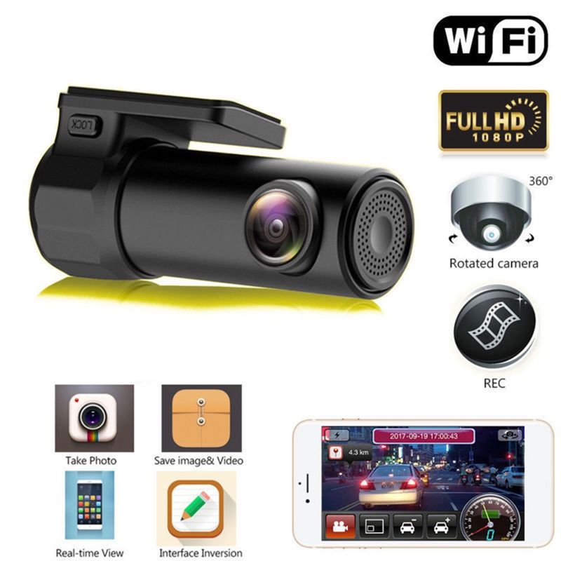 Vodool Smart Wifi Car Dvr Camera 5mp Full Hd 1080p Driving