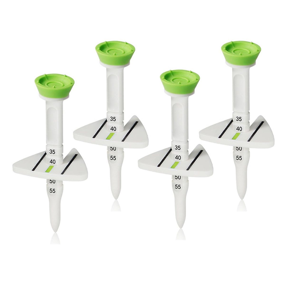 Big Head Golf Tee Premium Adjustable Golf Tee Reduce Friction Big Head Green