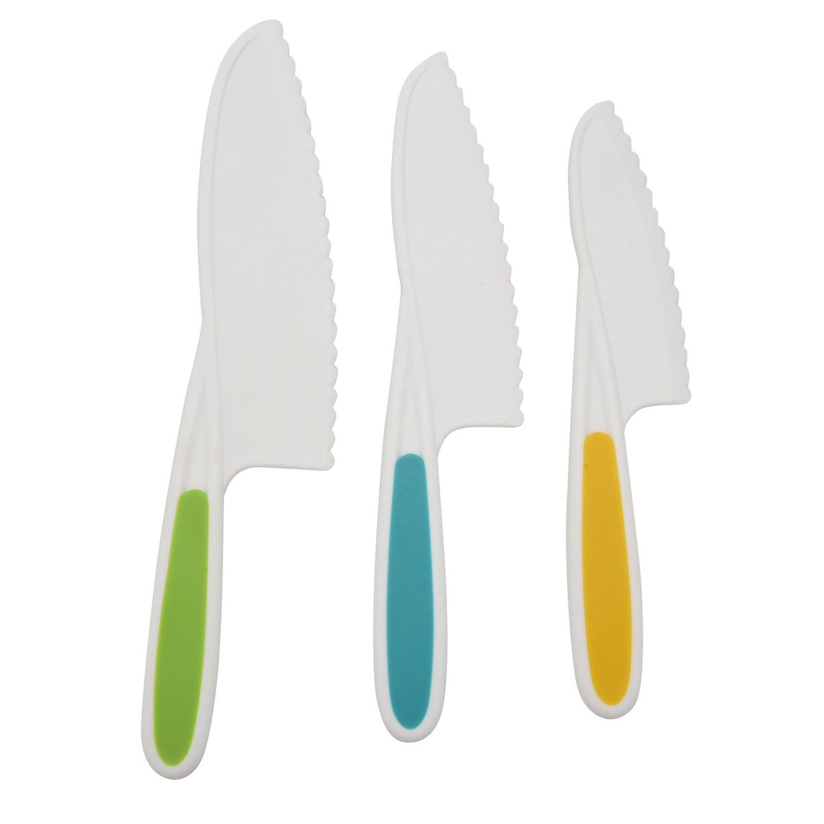 for Kids 3-Piece Nylon Kitchen Baking  Set,Children's Cooking  Firm Grip, Serrated Edges