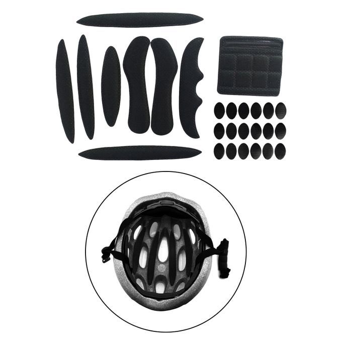 27x Universal  Padding Foam Kit Bike  Pads Black6
