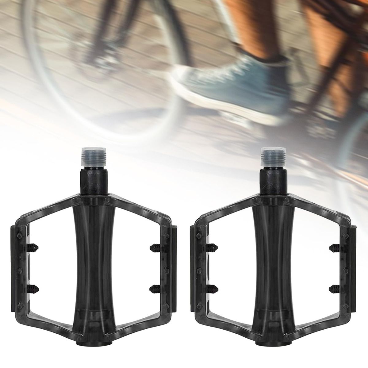 2Pcs  Pedals Parts Bike Pedals For Road Bike Black