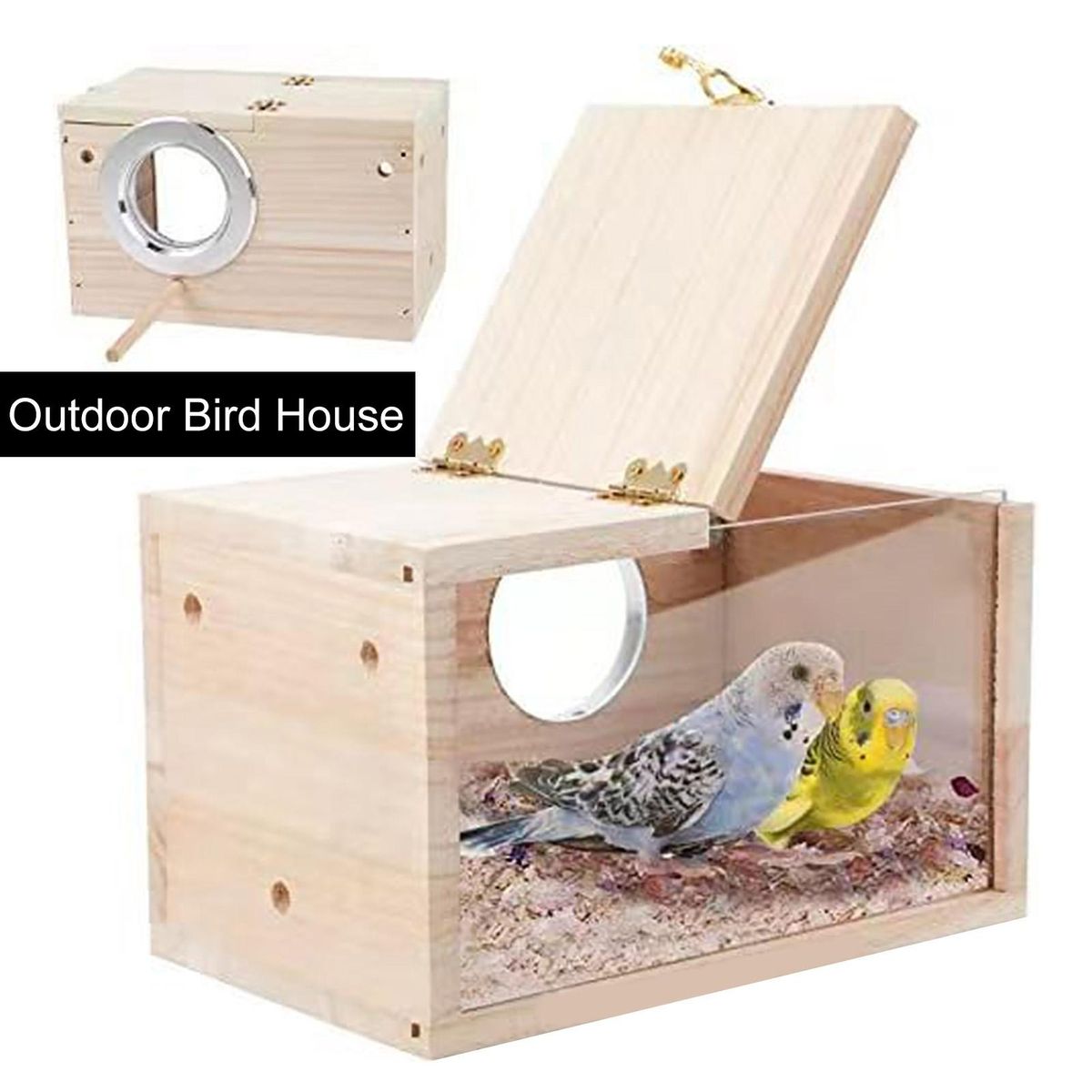 1 Set Bird House Parakeet Parrot Bird Nest