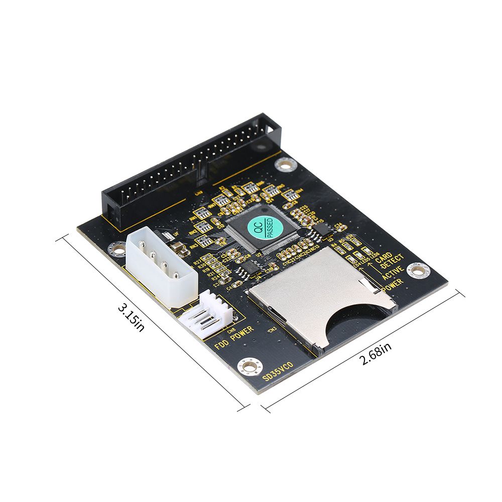5V SD Memory Card To IDE 3.5in 40 Pin Disk Driver Converter