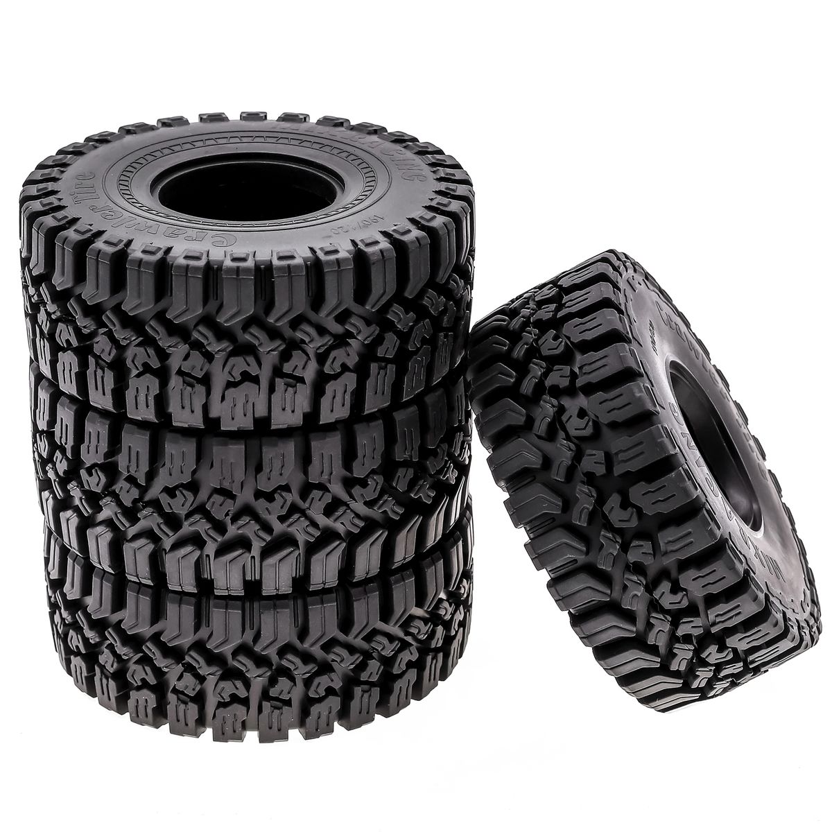 Remote Control Crawler Rubber Car Tires 1.9inch 120*45*48mm