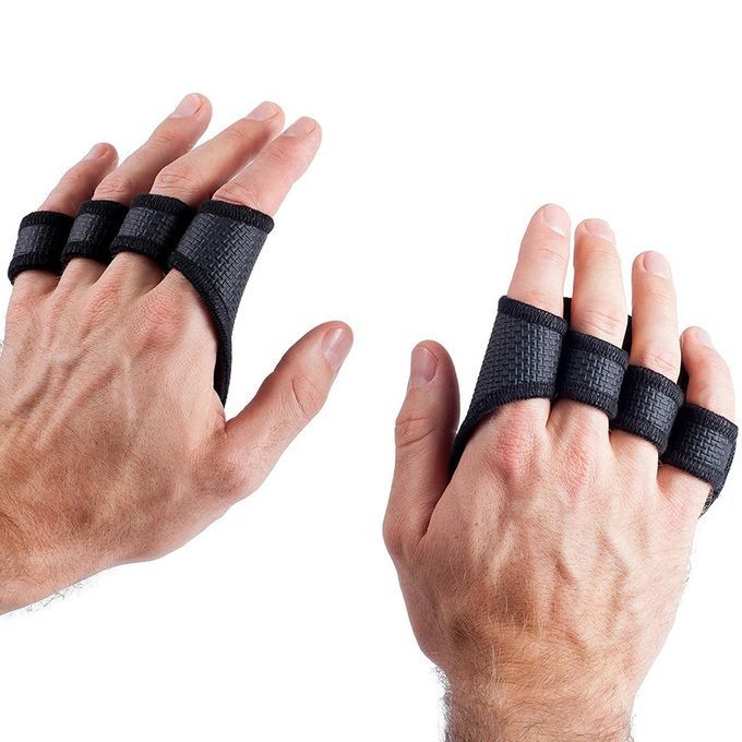 Owhide Palm Guard Pull-up Training Dumbbell Wear-resistant Wrist Bra E-black