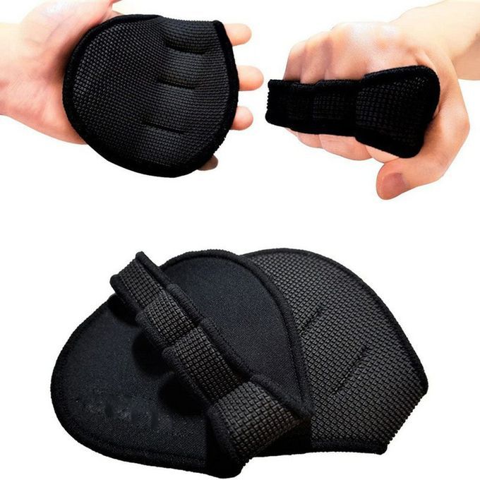Owhide Palm Guard Pull-up Training Dumbbell Wear-resistant Wrist Bra E-black