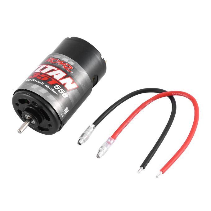5  Brushed Motor 12T 21T 29T 35T For Axial 1:10 R   Rawler R   Ar Parts-Black-35T With ESC