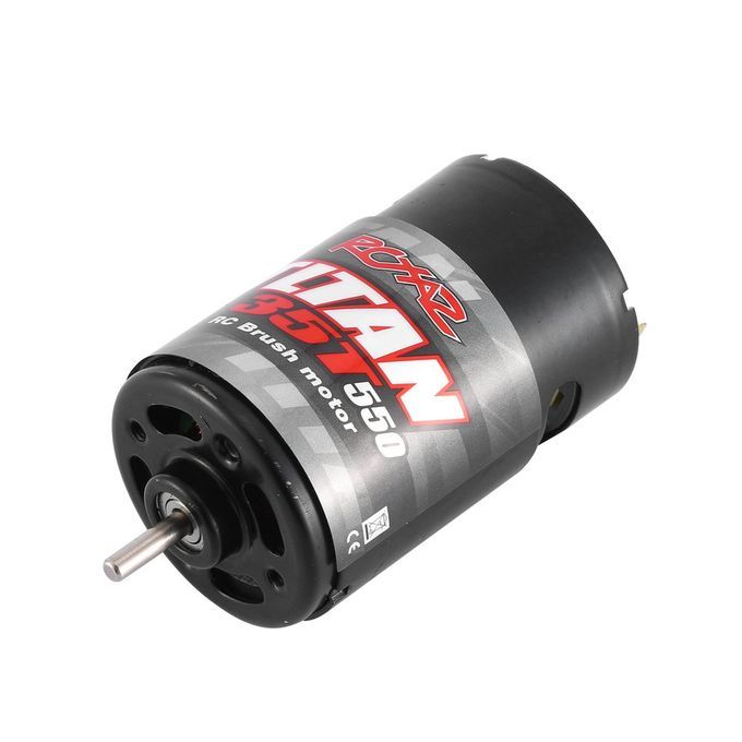5  Brushed Motor 12T 21T 29T 35T For Axial 1:10 R   Rawler R   Ar Parts-Black-35T With ESC
