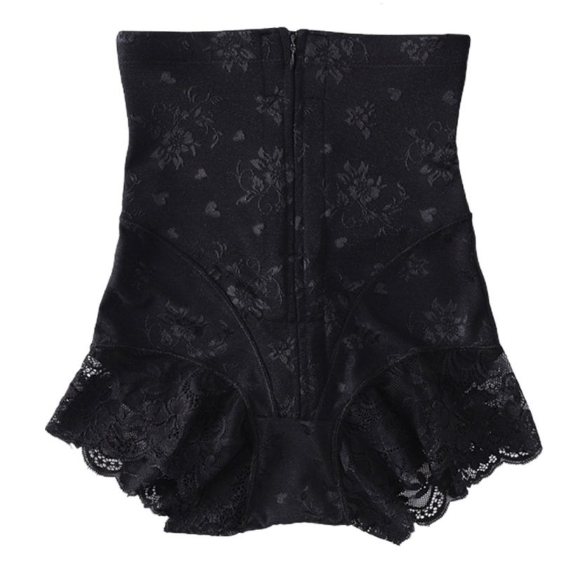 ZipperLace Body Shaper Women High Waist Tummy Control Postpartum Girdle Slimming Underwear  Lifter Slimmer Shapewear