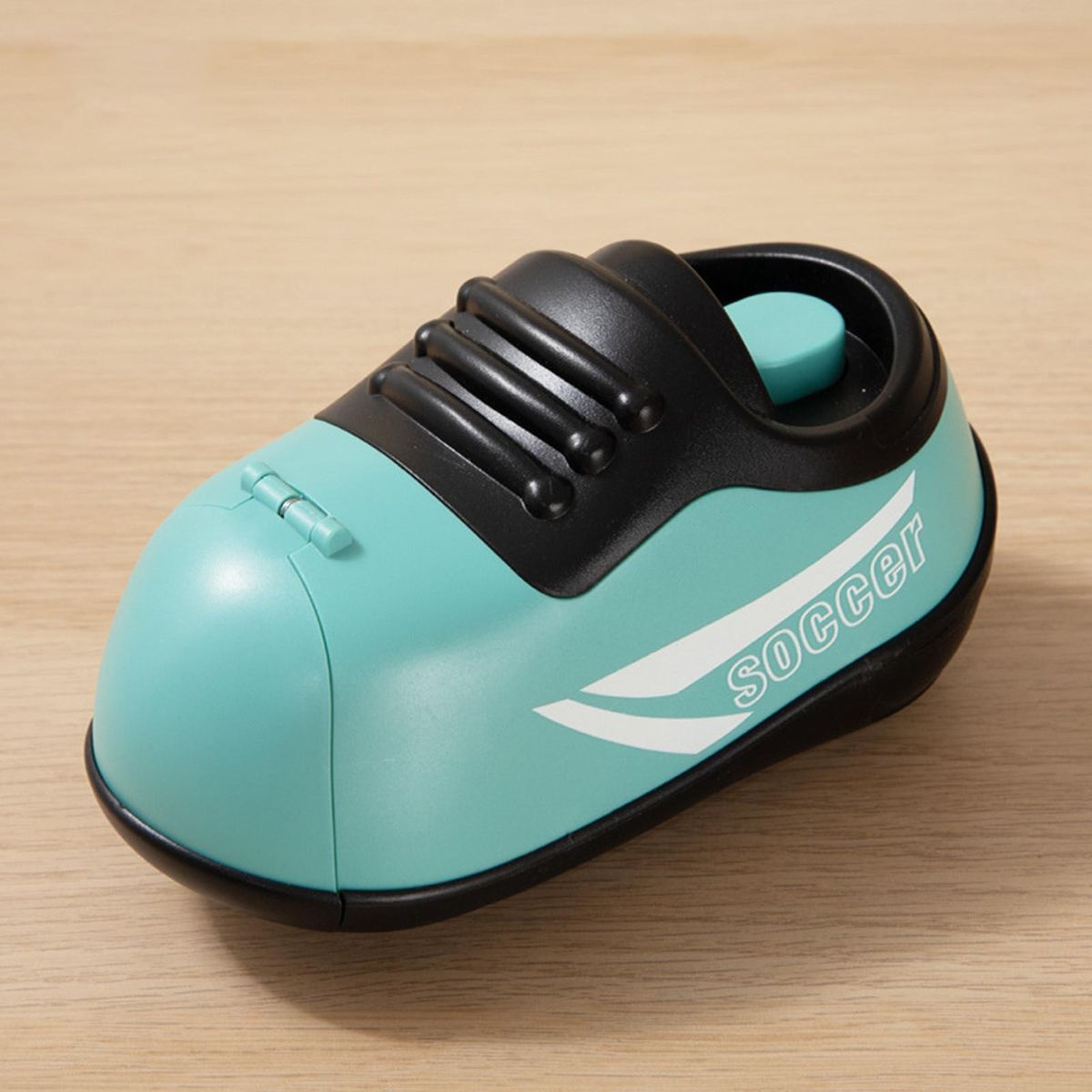 1 Set Football Skate Shoes Inertial Competition Football Shoes Baby Toy Green Black