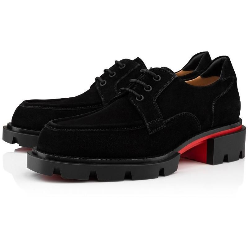 black suede Black Loafers Shoes Men Pointed Toe Real Leather
