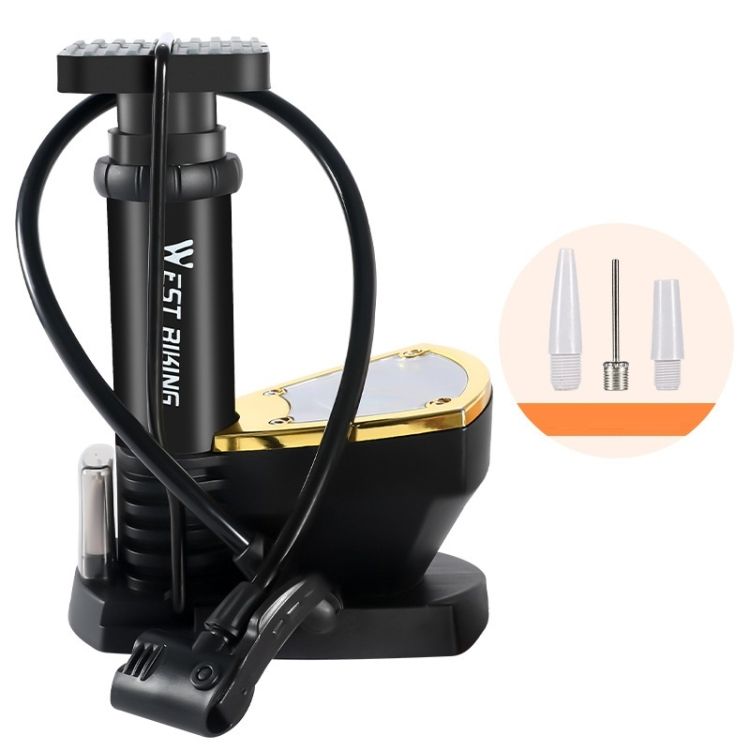 WEST BIKING Bike Foot Pump With Barometer
