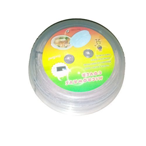 Plastic Microwave Plate Food Cover With Steam Vents And Handle Anti-splatter