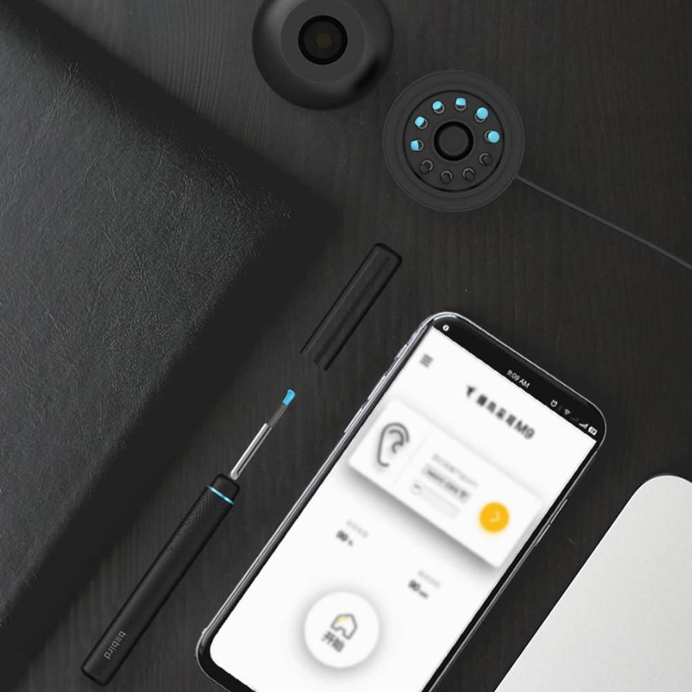 Bebird Smart Visual Ear Stick M9 Pro Multifunctional 17 Picking Heads 300W High Precision Endoscope 350mAh with Magnetic Charge Base Visual Ear-picking