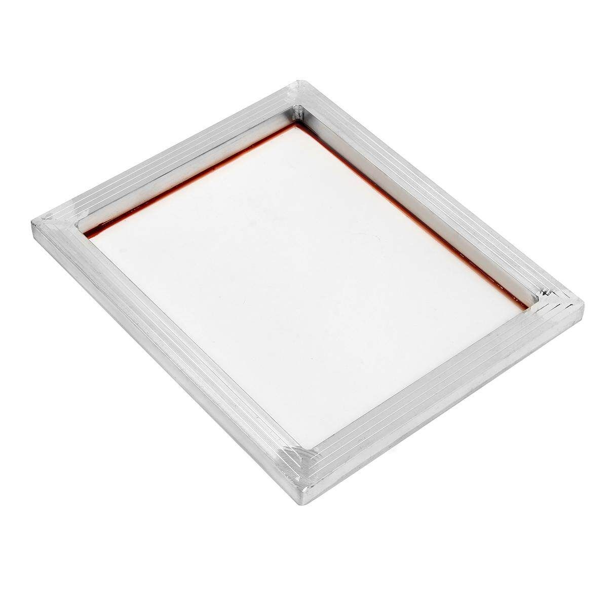 6Pcs 14''x10'' Aluminium Alloy Silk Screen Printing Frame W 110 White Mesh Count