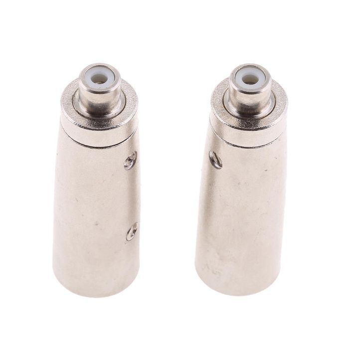 2X 2 Pack 3-Pin XLR Male To RCA Female Jack Audio Cable Microphone